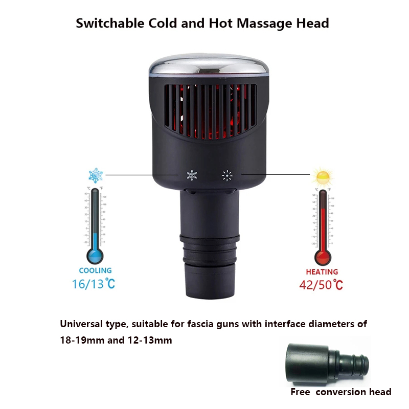 Hair Scalp Massager - New Heat-Cold Fascia Gun Massage Head