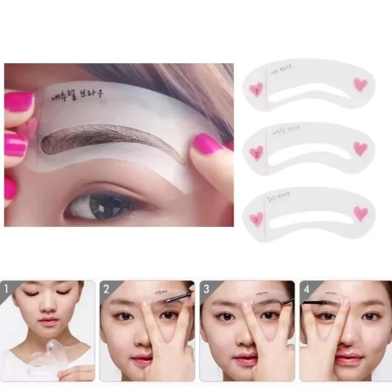 1/2/4/6set Reusable Eyebrow St - Beauty Makeup Tools Set review and price