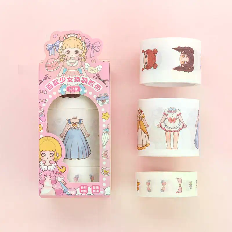 1Box Cartoon Dress Up Stickers - Beauty Makeup For Girl review and price