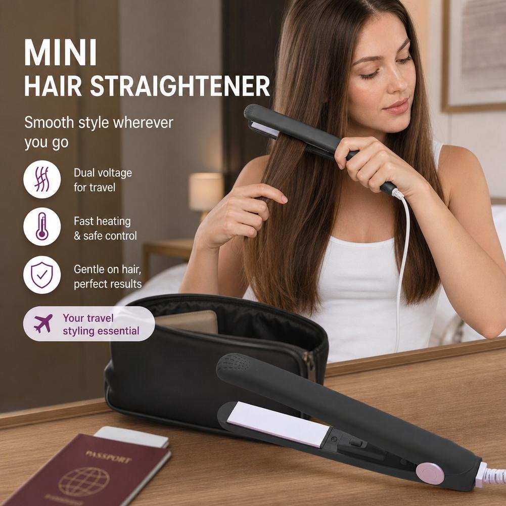 Mini Splint Flat Iron Hair Str - Hair Curling Wand review and price