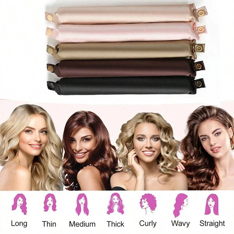 Heatless Hair Curlers Satin Cu - Hair Curling Wand review and price