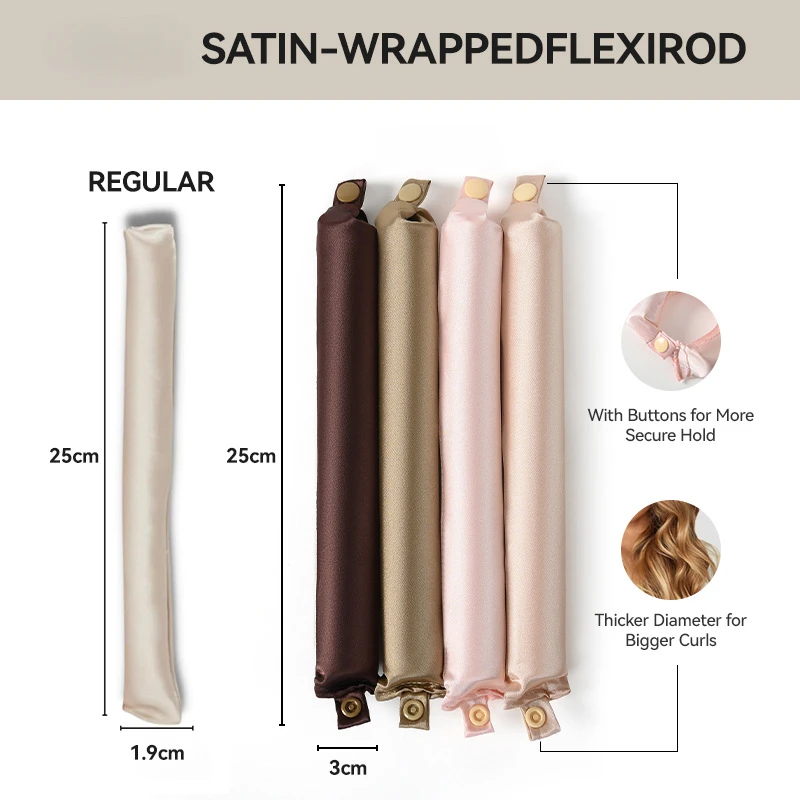 Heatless Hair Curlers Satin Cu - Hair Curling Wand review and price
