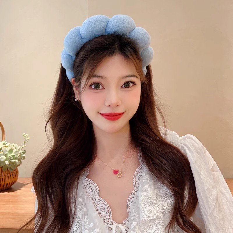 Retro Puffy Hair Band Sponge H - Beauty Makeup For Girl review and price