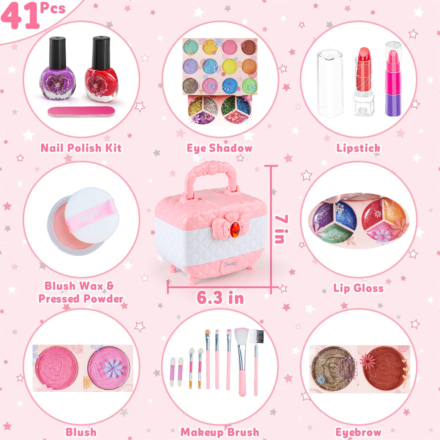 Kids Makeup Toy Kit for Girls, - Beauty Makeup For Girl review and price