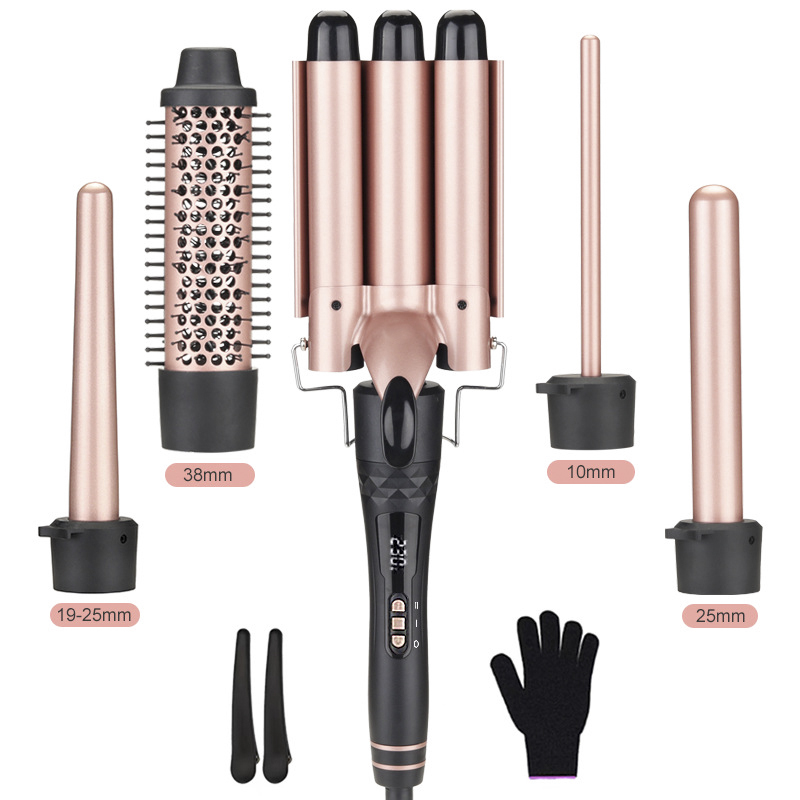 5 in 1 Interchangeable Curling - Hair Curling Wand review and price
