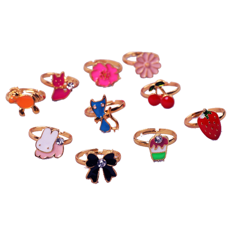 10/20 pcs Children Cute Ring A - Beauty Makeup For Girl review and price