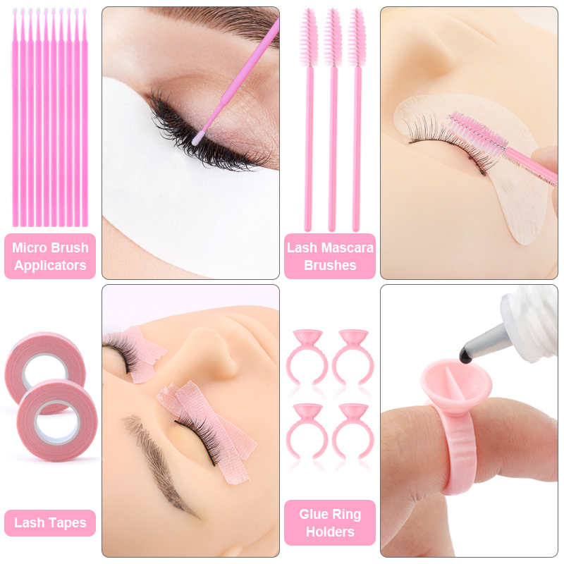 268PCS Eyelash Extensions Kit  - Beauty Makeup Tools Set review and price