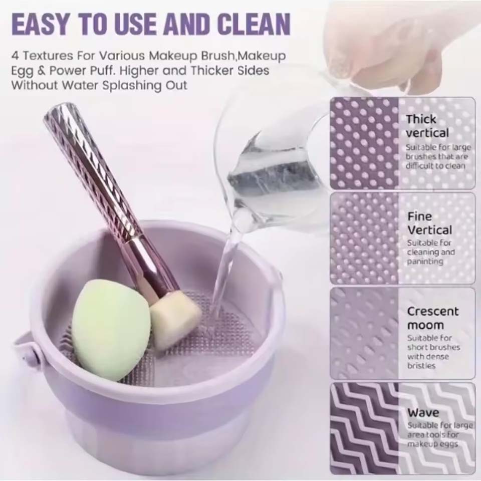 Makeup Brush Cleaning Bowl Bea - Beauty Makeup Tools Set review and price