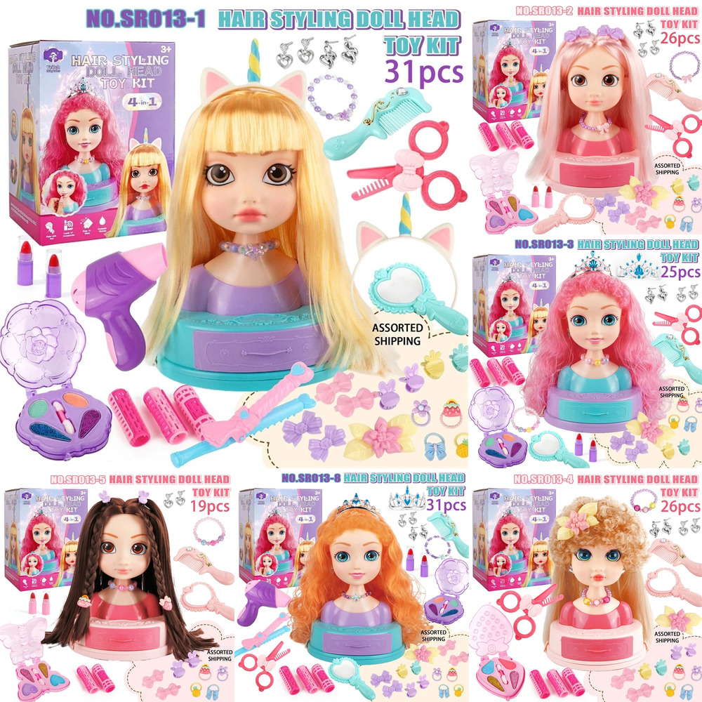 Hair Styling Doll Head Makeup  - Beauty Makeup For Girl review and price