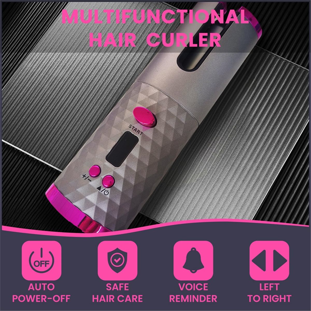 N18R Cordless Curling Iron Bea - Hair Curling Wand review and price